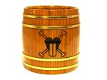 画像1: [ベラミー (ベラミー海賊団)]木樽ジョッキ 380ml (1)