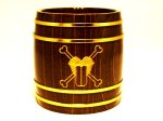 画像1: [ベラミー (ベラミー海賊団)]木樽ジョッキ 380ml (1)
