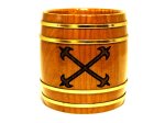 画像1: [濡れ髪のカリブー（カリブー海賊団）]木樽ジョッキ 380ml (1)